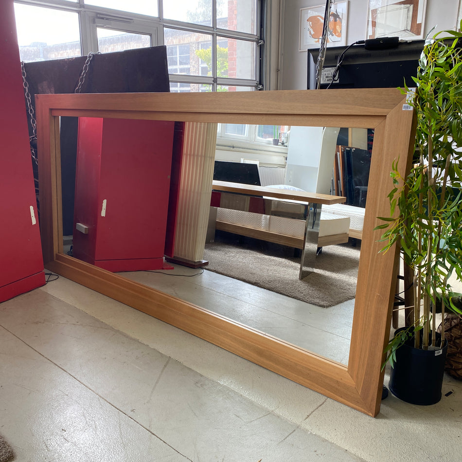 Ganzkörperspiegel gebraucht hellbraun Holz Spiegel 285cm