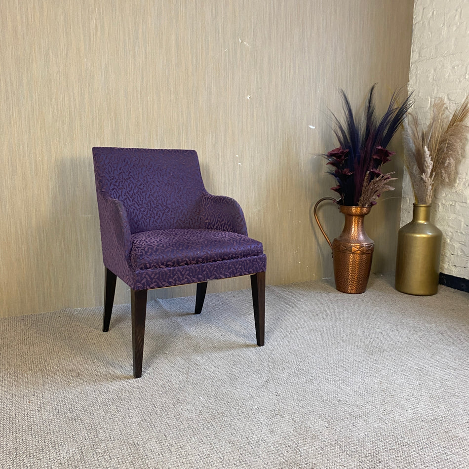 Stuhl violett Atlantic Hotel Hamburg  – hochwertiger Polsterstuhl gebraucht