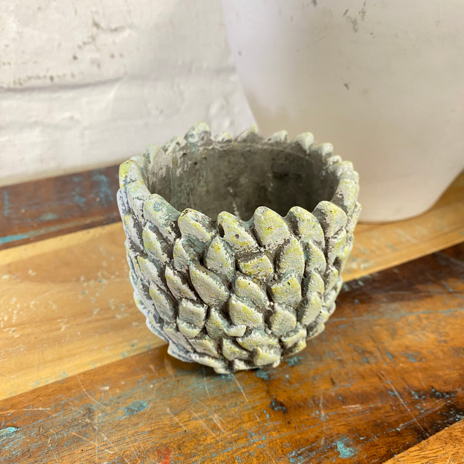 PTMD Blumentopf Storma XS grau Kunststoff 9cm