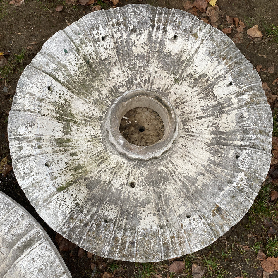 Steindeko Stein Brunnenbecken im Antikstil – Schale gebraucht