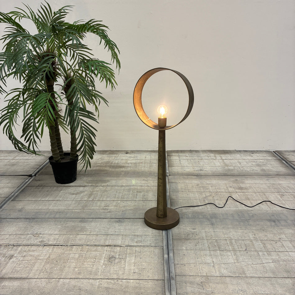Countryfield Largo Stehlampe Ring Bronze Messing Metall Lampe
