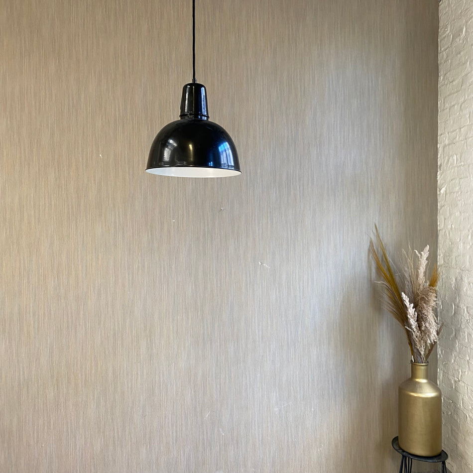 Industrial Deckenlampe schwarz Metall 30cm Lampe