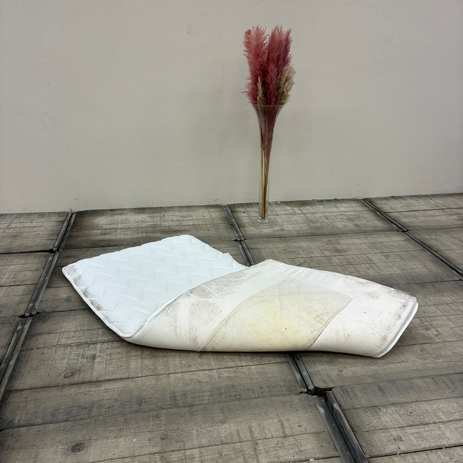 Matratzentopper 90x200 Topper Auflage Bett-Topper Weiß Textil Gebraucht