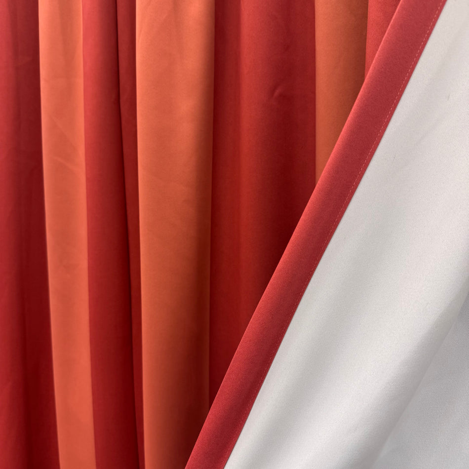 Gardine Orange Rot 205x240 Verdunkler Vorhang Gebraucht