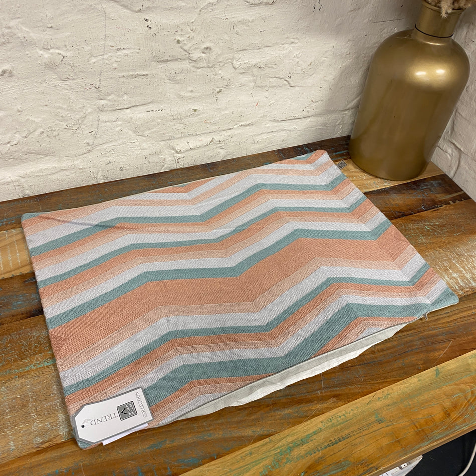 Dutch Decor Kissenbezug Fien orange blau 40x60