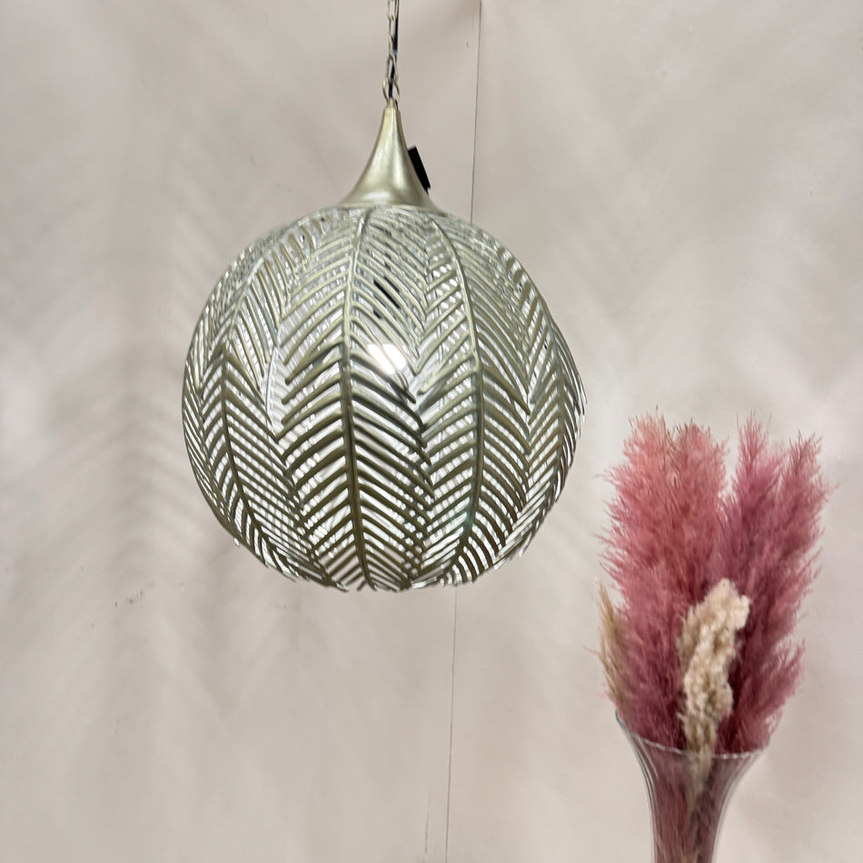 PTMD Rhys Deckenlampe Golden Silber Metall Lampe