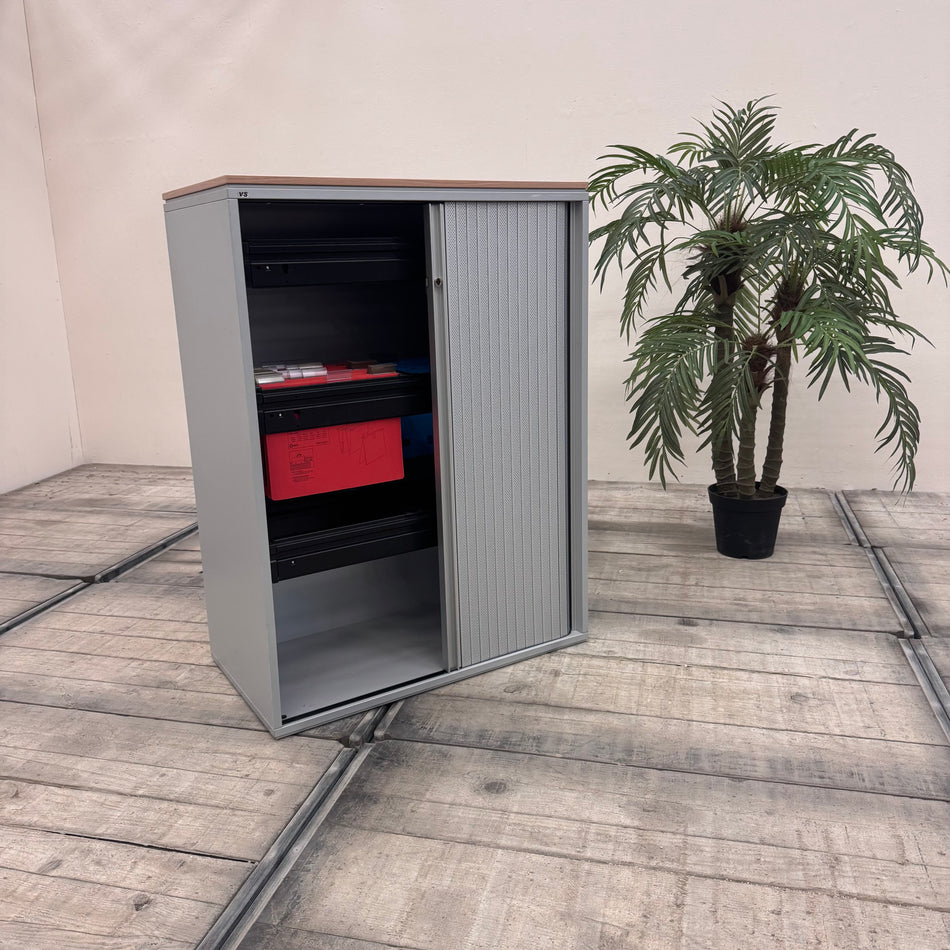 VS Hängeregisterschrank Grau Metall Rollschrank Büro Schrank Gebraucht