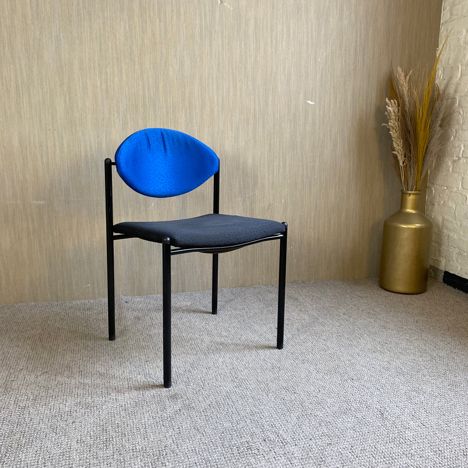 Klöber Stuhl gebraucht schwarz blau Büro