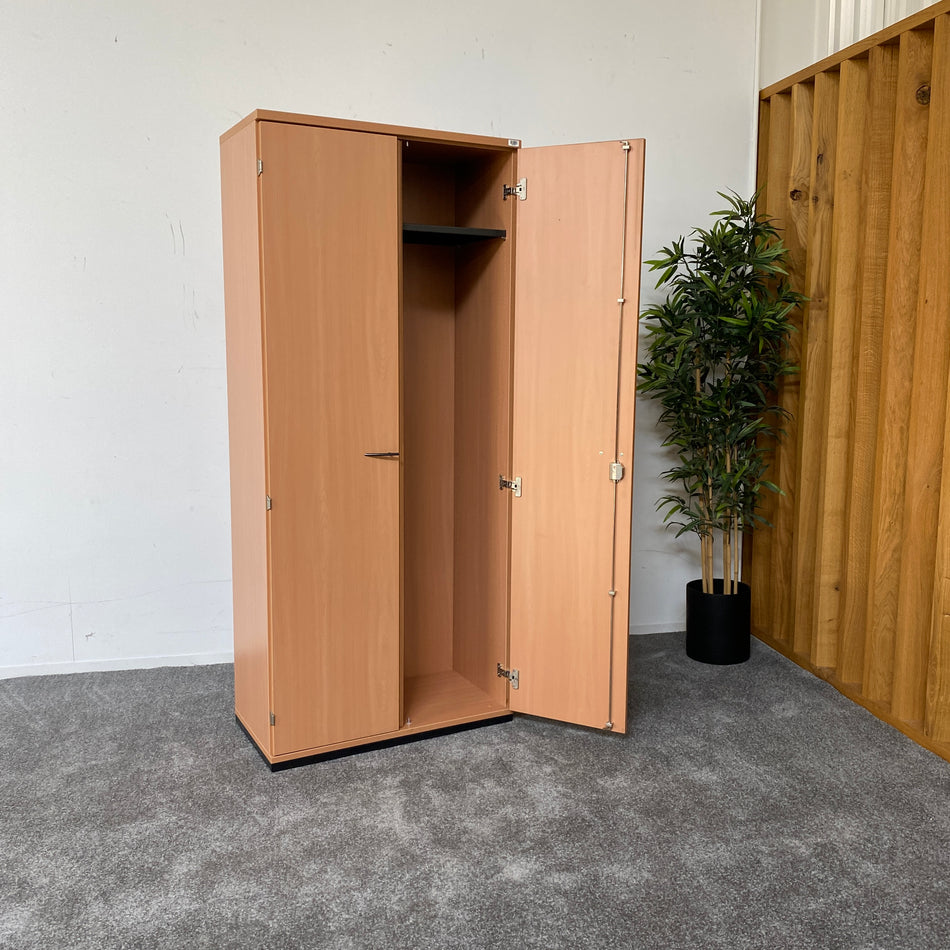 König+Neurath Acta Büroschrank gebraucht Holz Kleiderstange