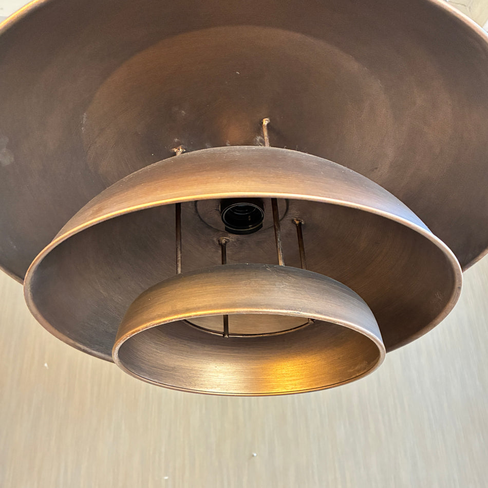 Countryfield Deckenlampe Grady kupfern Metall 39cm Lampe