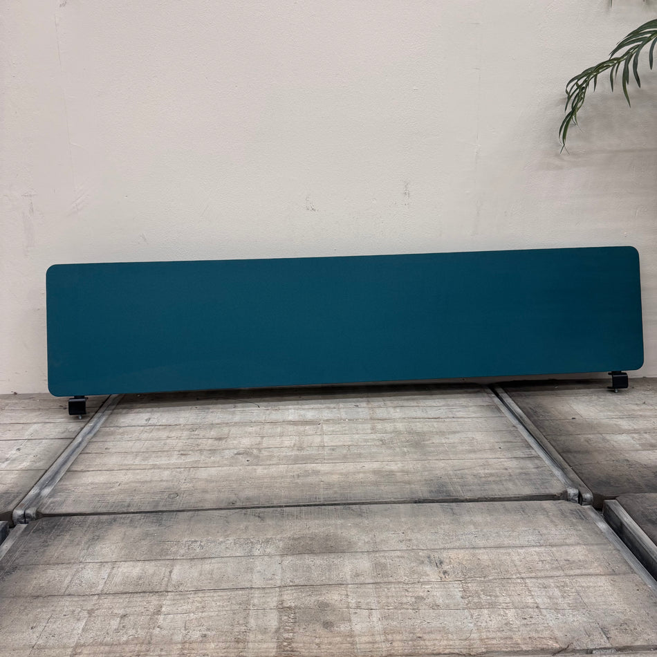 Akustikwand für Schreibtisch Türkis Sichtschutz Trennwand Büro Gebraucht