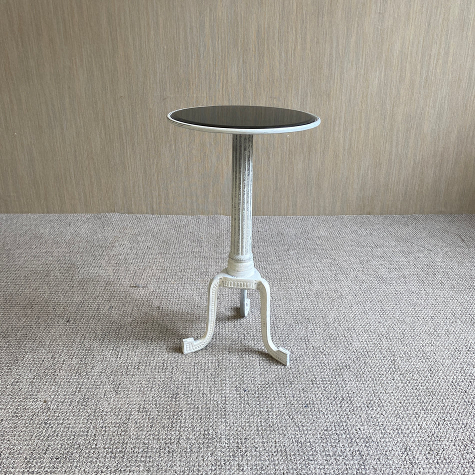 PTMD Cerin Beistelltisch weiß Aluminium weiß 55 cm Tisch