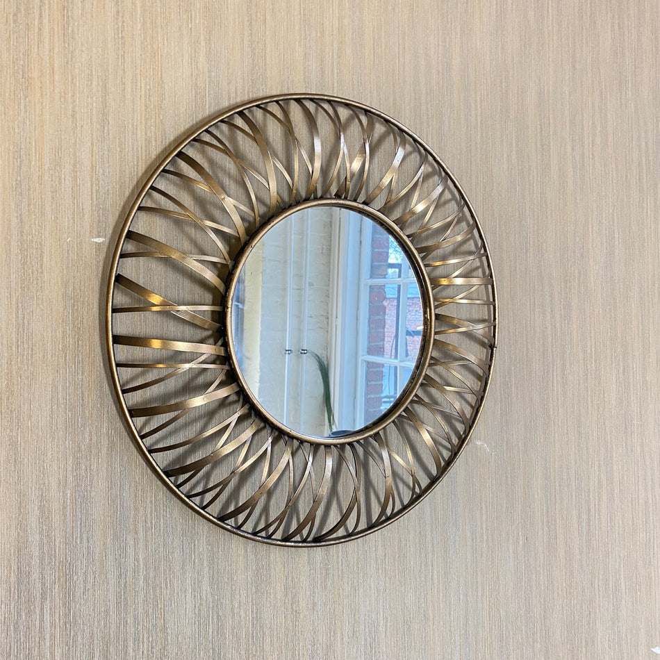 PTMD Spiegel Eresa goldfarbig Metall 60cm