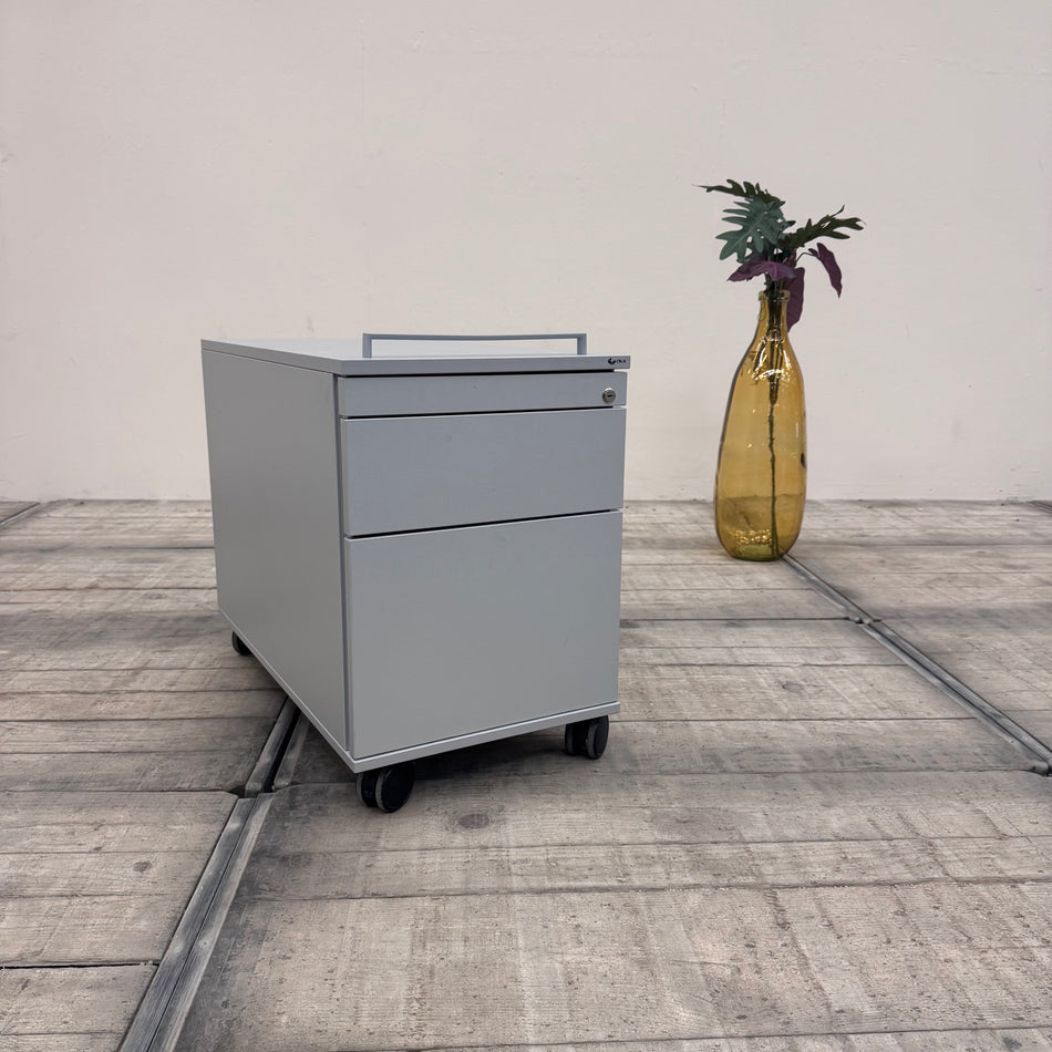Oka Rollcontainer Lichtgrau 3 Schubladen Büro Container Gebraucht