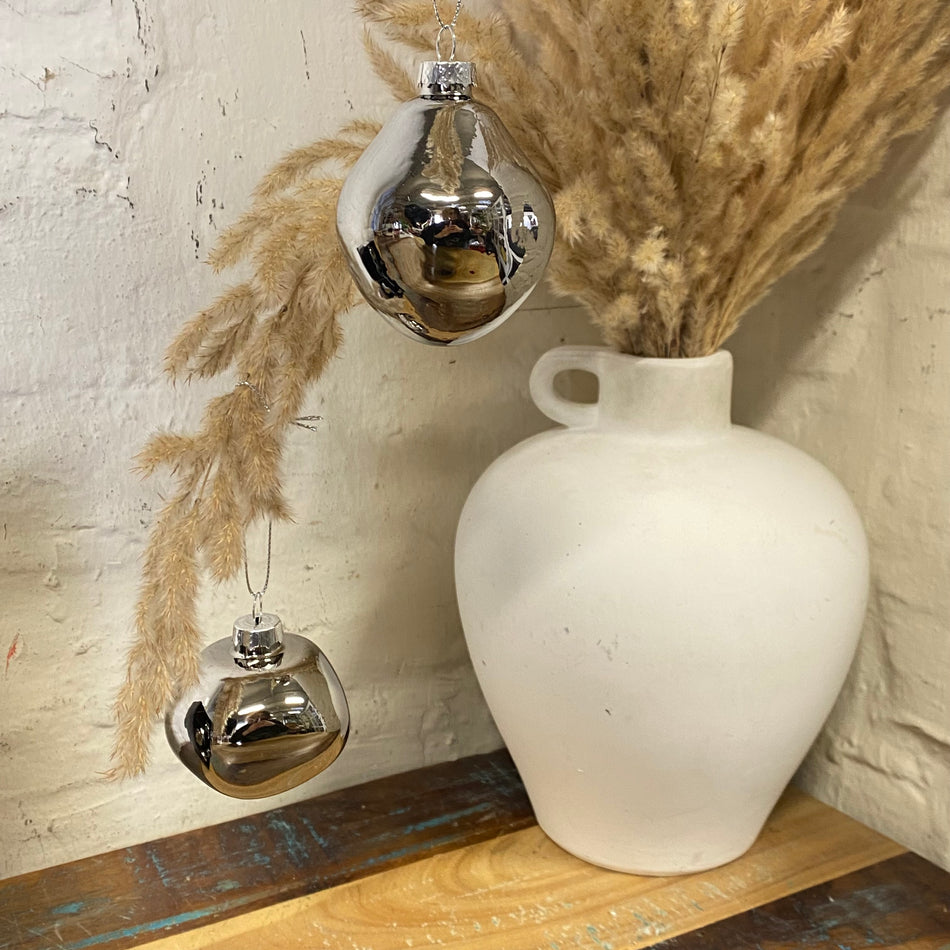 Xmas by Moos Weihnachtskugeln anthrazit 6cm 6 Stück