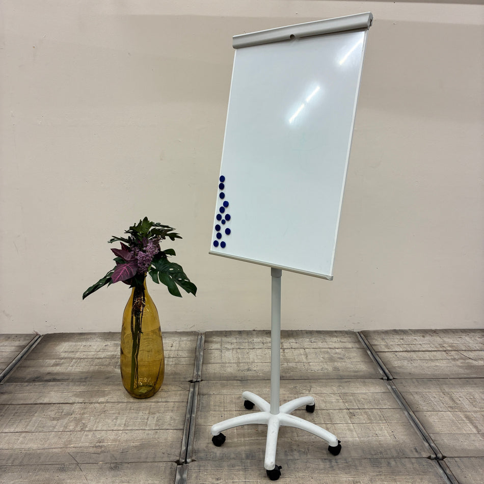Mobiles Flipchart Whiteboard Mobil Rollbar Höhenverstellbar Büro Gebraucht