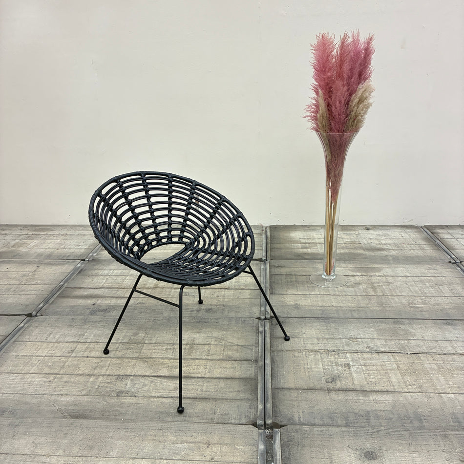 Lesli Living Vero Lounge Stuhl Schwarz Outdoor