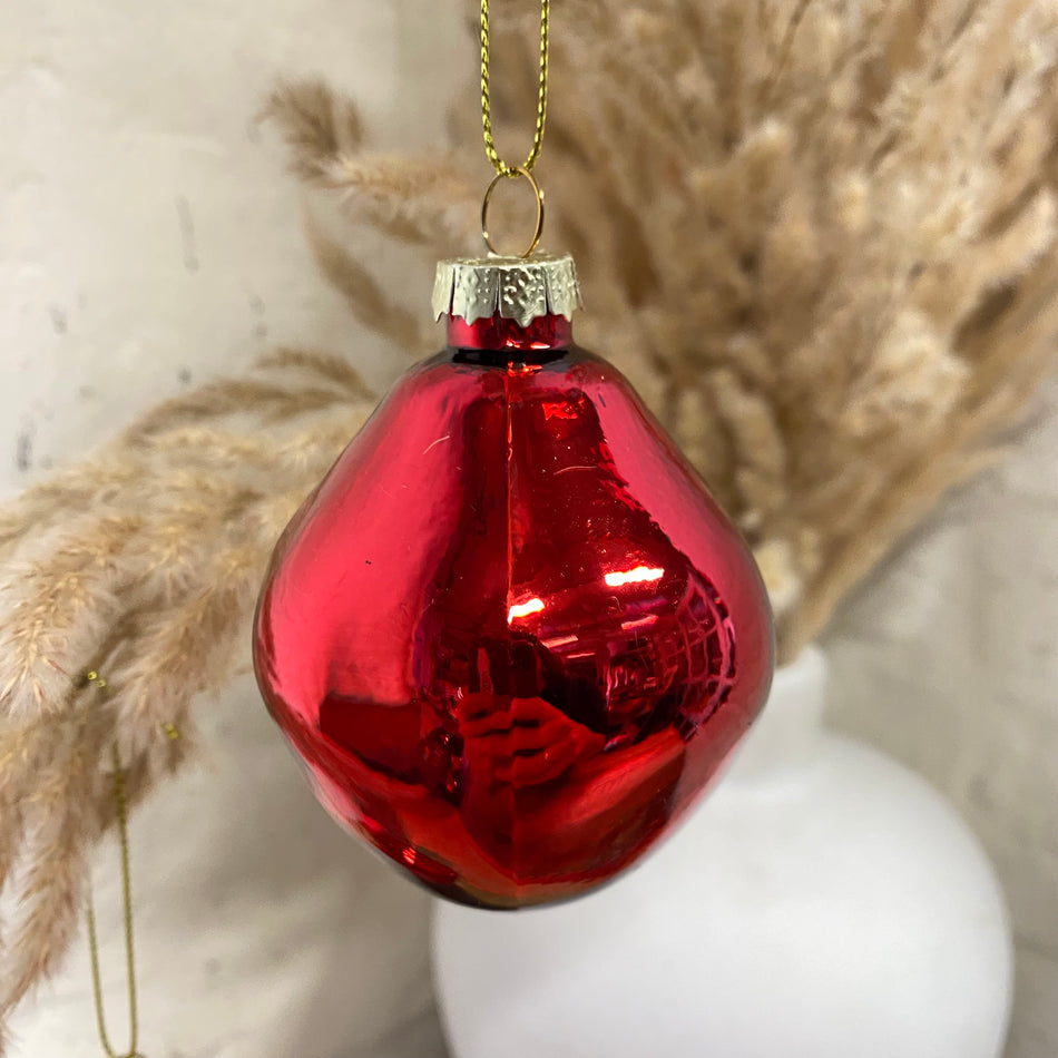 Xmas by Moos Weihnachtskugeln rot 6cm 6 Stück