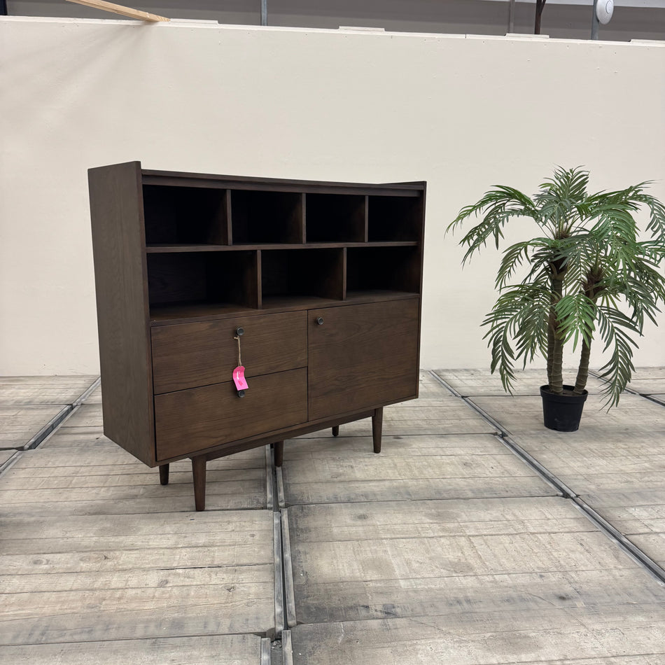 Oh My Highboard Kommode Eiche Dunkel Retro Mid-Century Massiv Holz