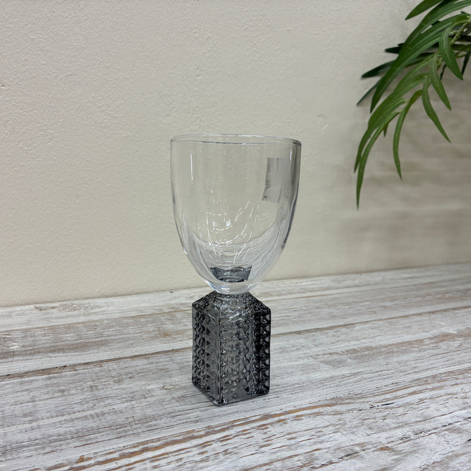 PTMD Lexley Teelichthalter grau Glas Deko