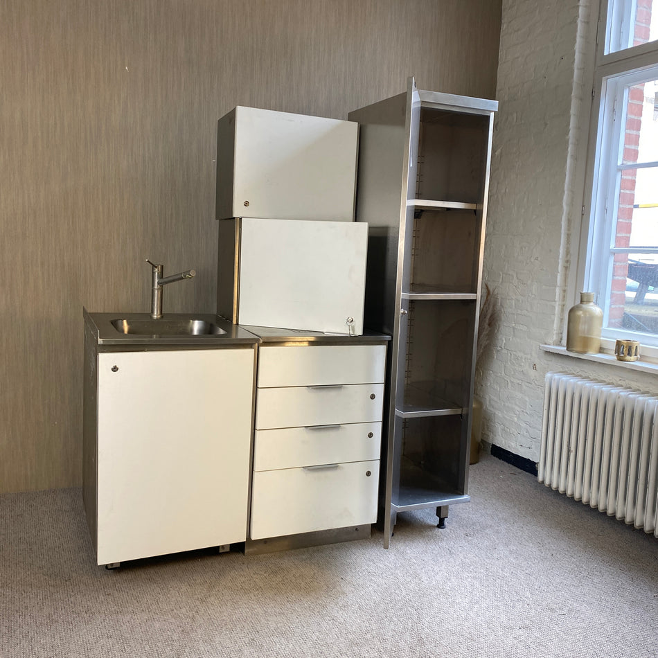 Küchenzeile gebraucht mit Spüle Schrank Hängeschrank Unterschrank