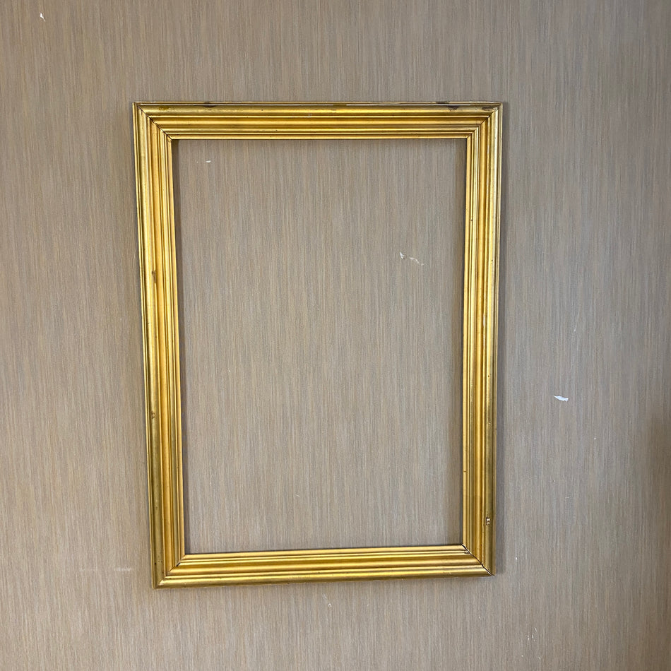 Rahmen antik golden Holz 100x140cm Bilderrahmen