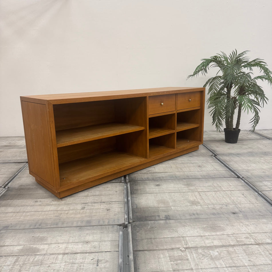 Echtholz Furnier Sideboard Eiche TV Lowboard Mid-Century Retro Kommode