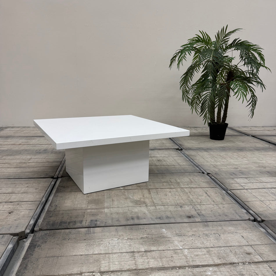 Couchtisch Weiß Hochglanz Tisch Modern Wohnzimmer Gebraucht
