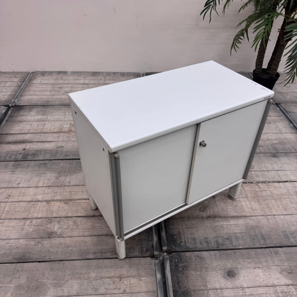 Vario Sideboard weiß Holz Gebraucht Büro Schrank