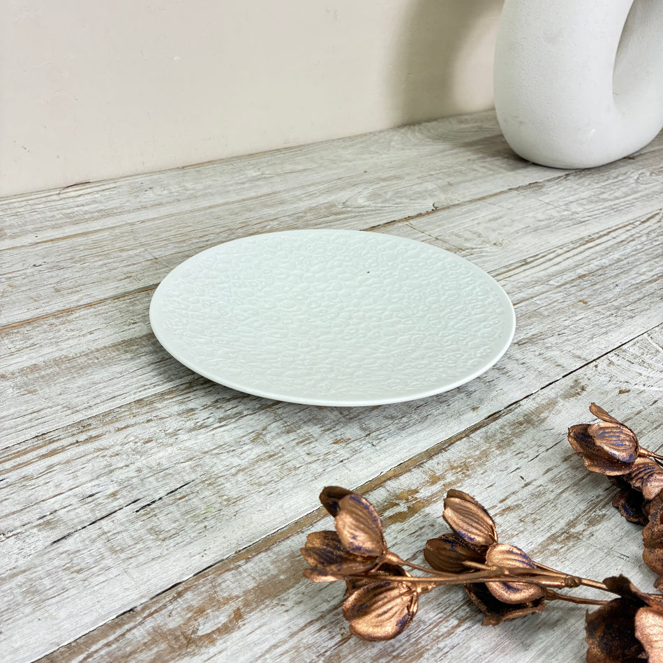 Seltmann Weiden Nori-Home Frühstücksteller rund 21 cm Vollrelief weiß