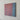 Wandbild rot Druckmotiv Holz Rahmen silbern Bild 70x70