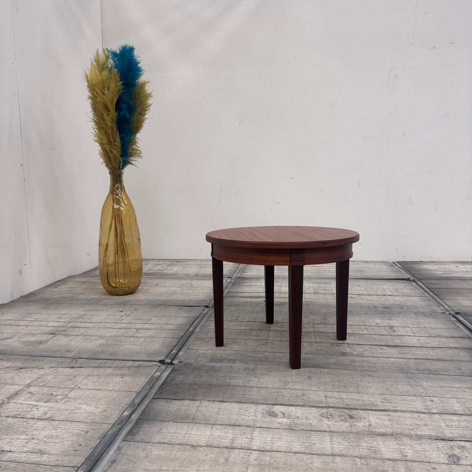 Runder Couchtisch Braun Holz Mid-Century-Design Couchtisch Tisch Gebraucht