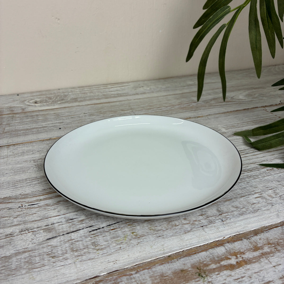 Seltmann Weiden Lido Frühstücksteller 20 cm Coup Black Line