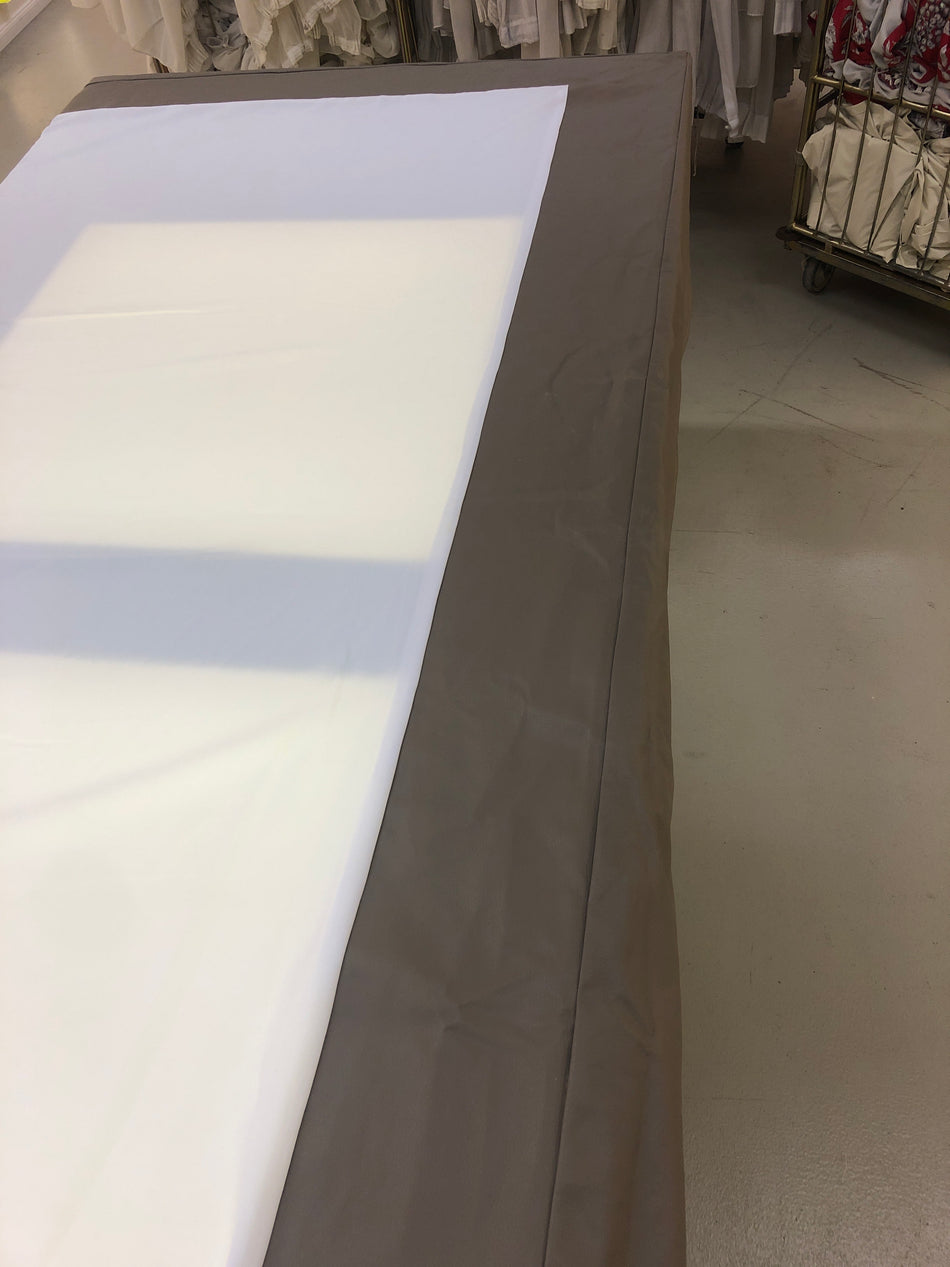 Betthusse 100x200 grau braun