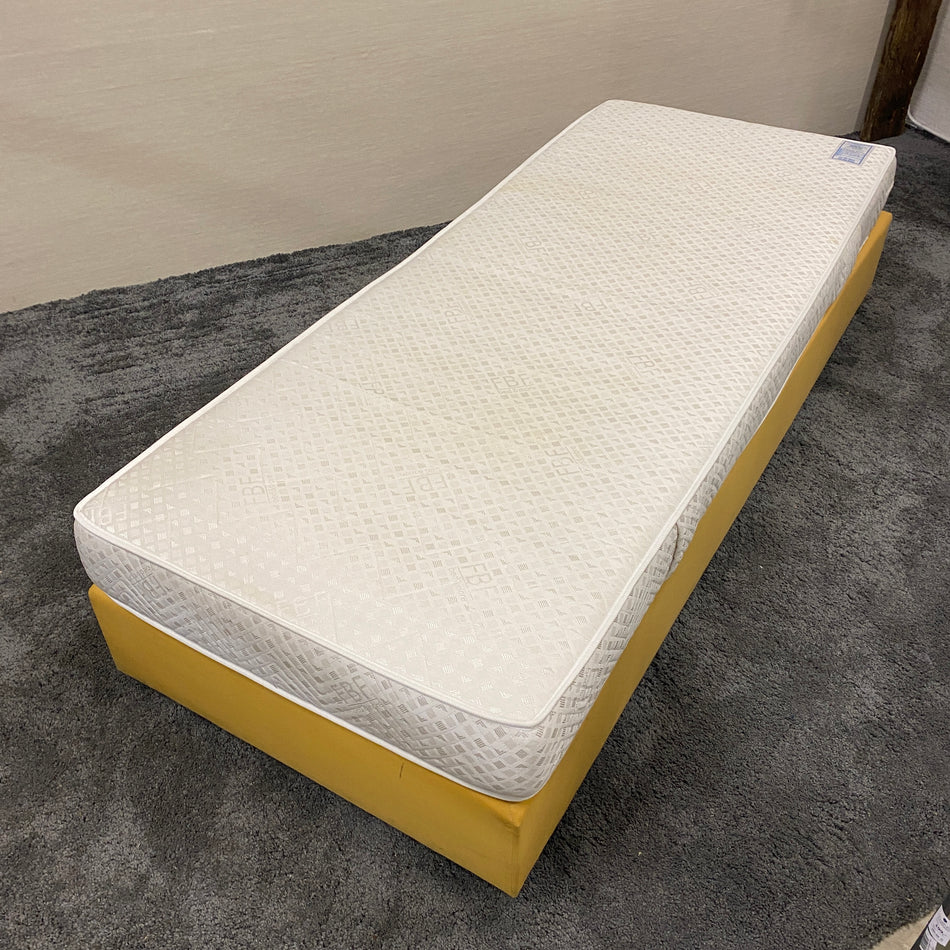 Boxspringbett gebraucht gelb 80x200 Bett inkl Matratze