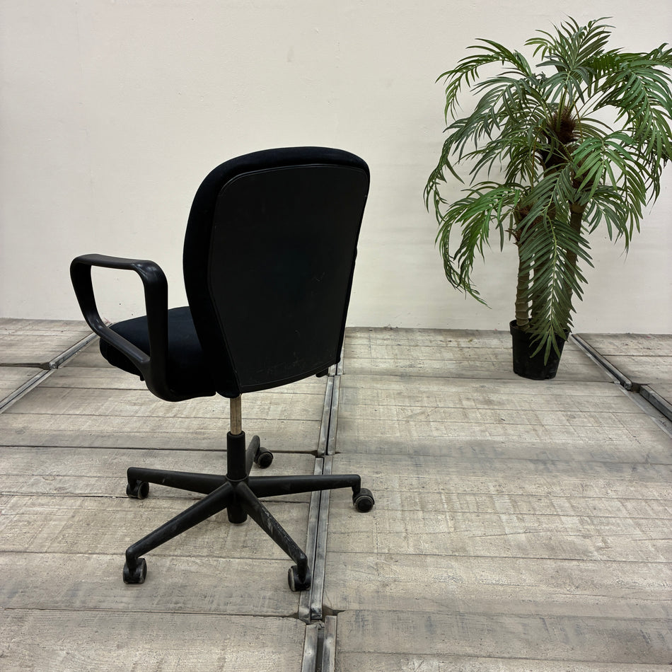 Vitra Bürostuhl Schwarz Stoff Ergonomisch Armlehnen Drehstuhl Gebraucht