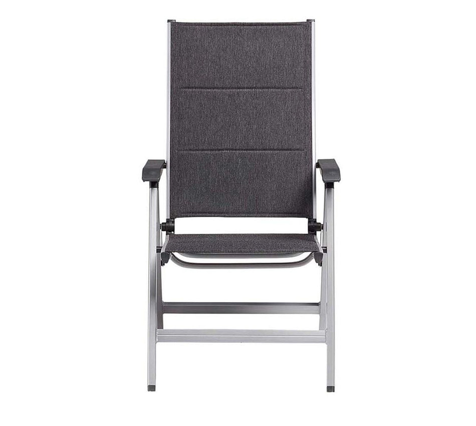Kettler Basic Plus Padded Multipositionssessel Silber / Anthrazit