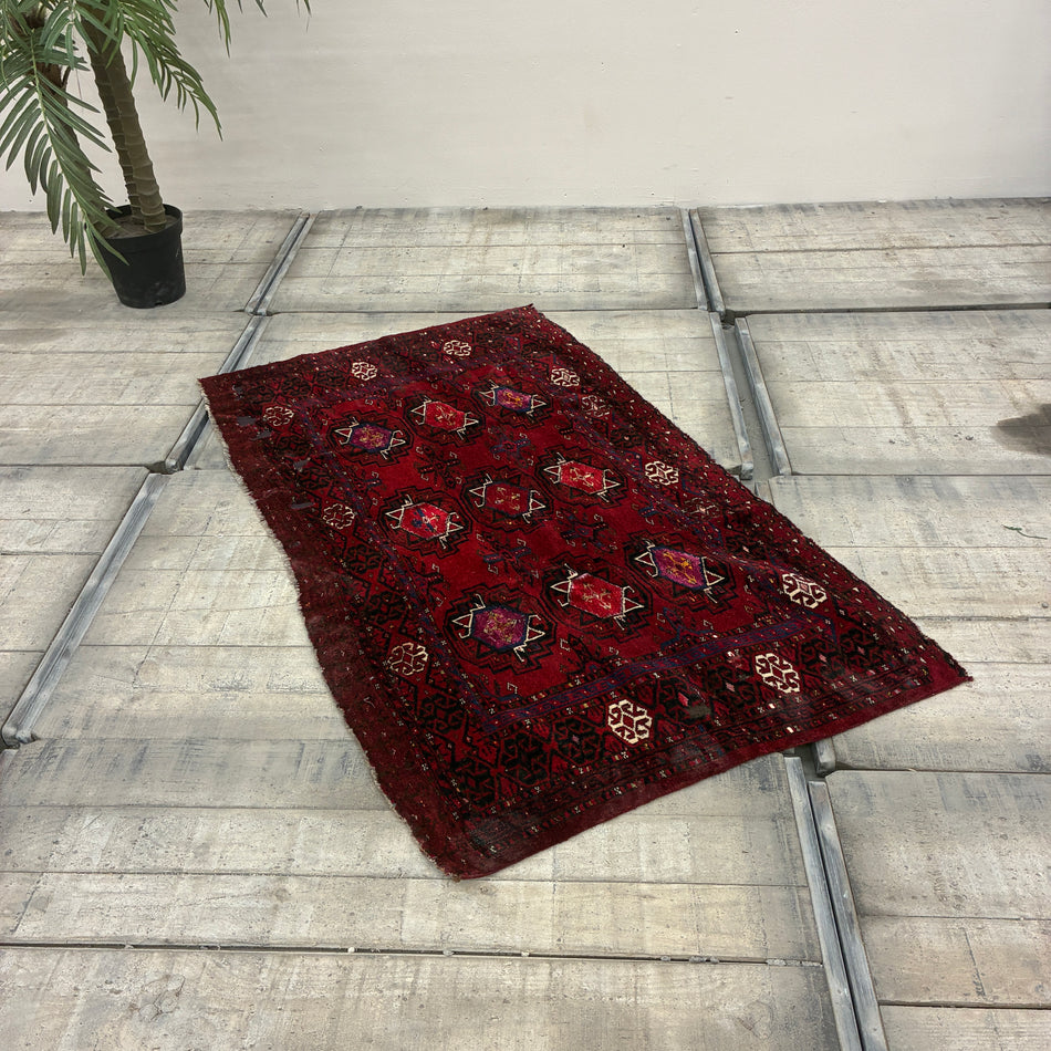 Orientalischer Teppich Vintage Gemustert 91x155
