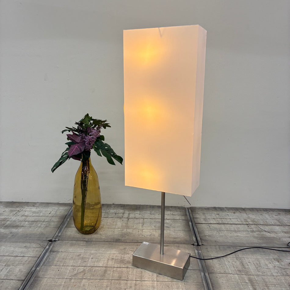 Akari Design Kyoto Standlampe Stehleuchte Weiß Edelstahl Lampe Gebraucht