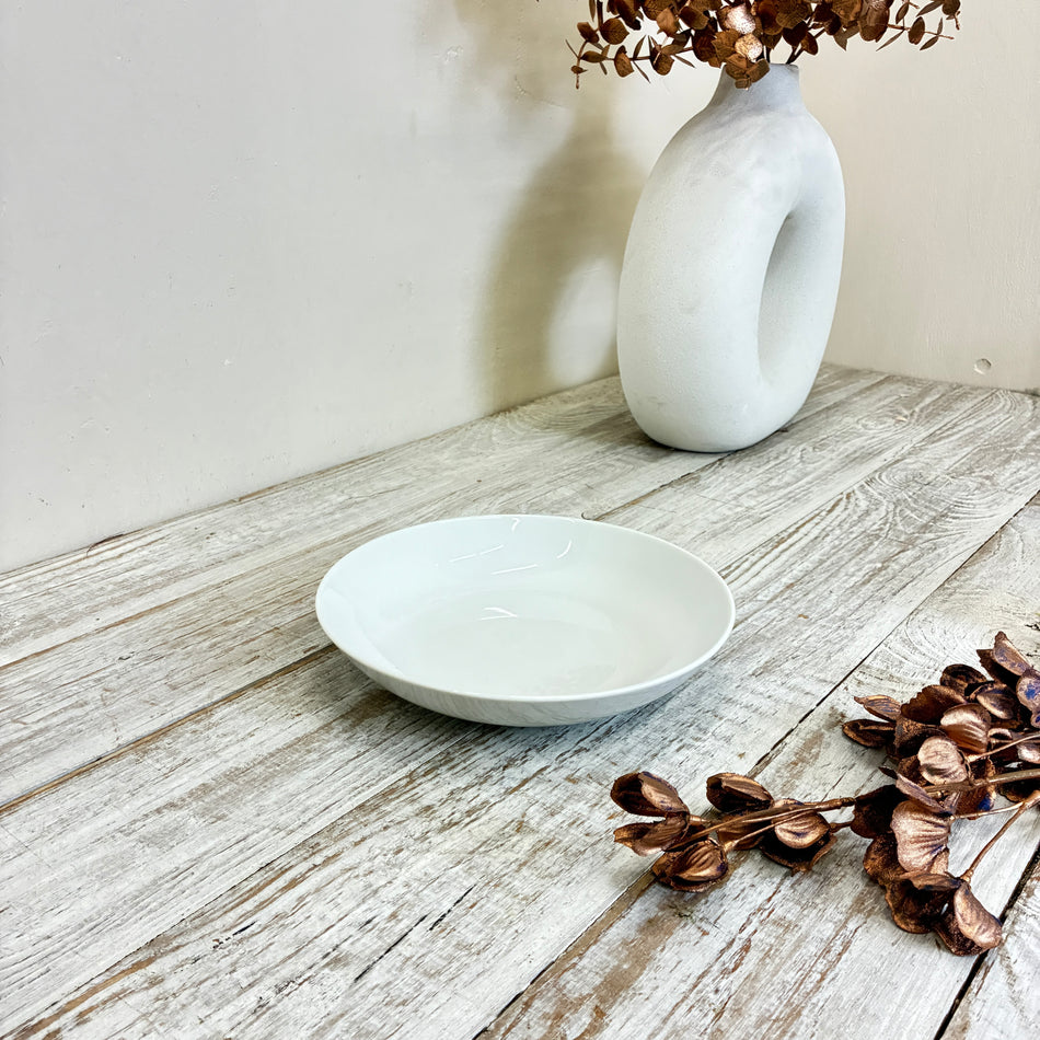 Seltman Weiden Schale 21 cm weiß