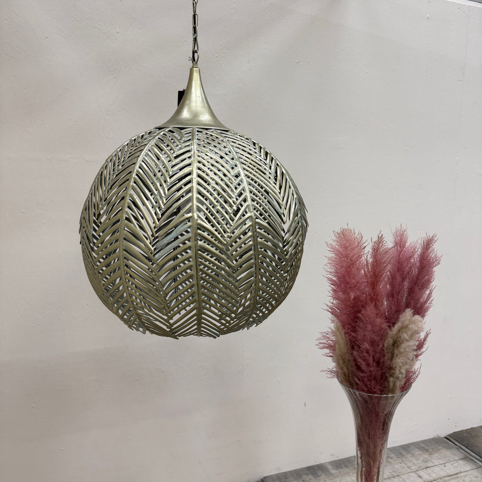 PTMD Rhys Deckenlampe Golden Silber Metall Lampe