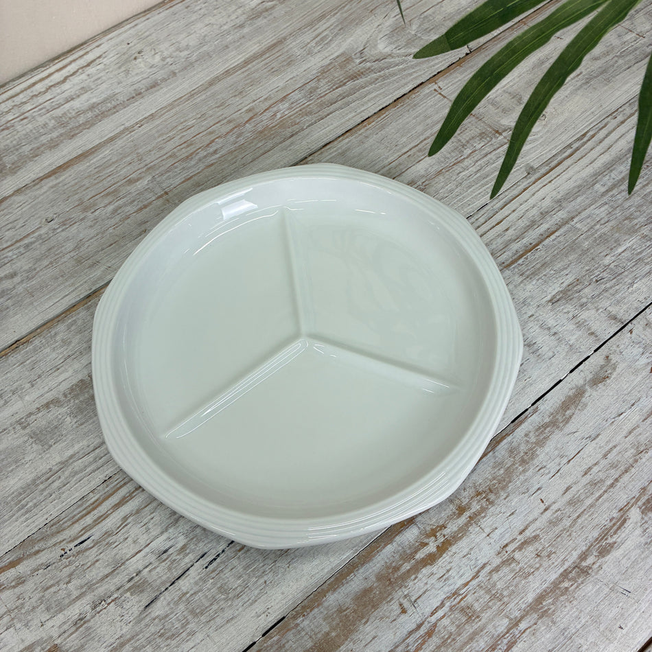 Seltmann Weiden Fondueteller 22,5 cm Abteilteller 3-geteilt Frühstücksteller