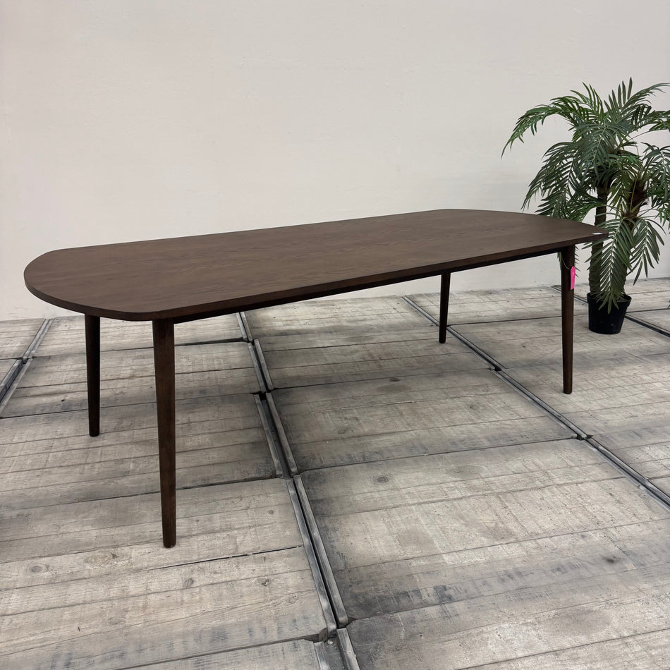 Oh my! Esstisch Massivholz 240cm Eiche Braun Retro Skandi Tisch