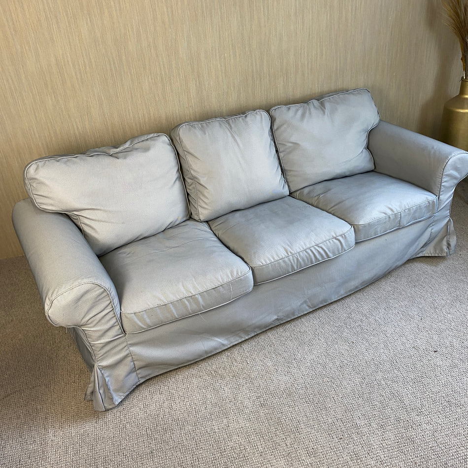 Ikea Sofa gebraucht grau gepolstert 3 Sitzer Couch