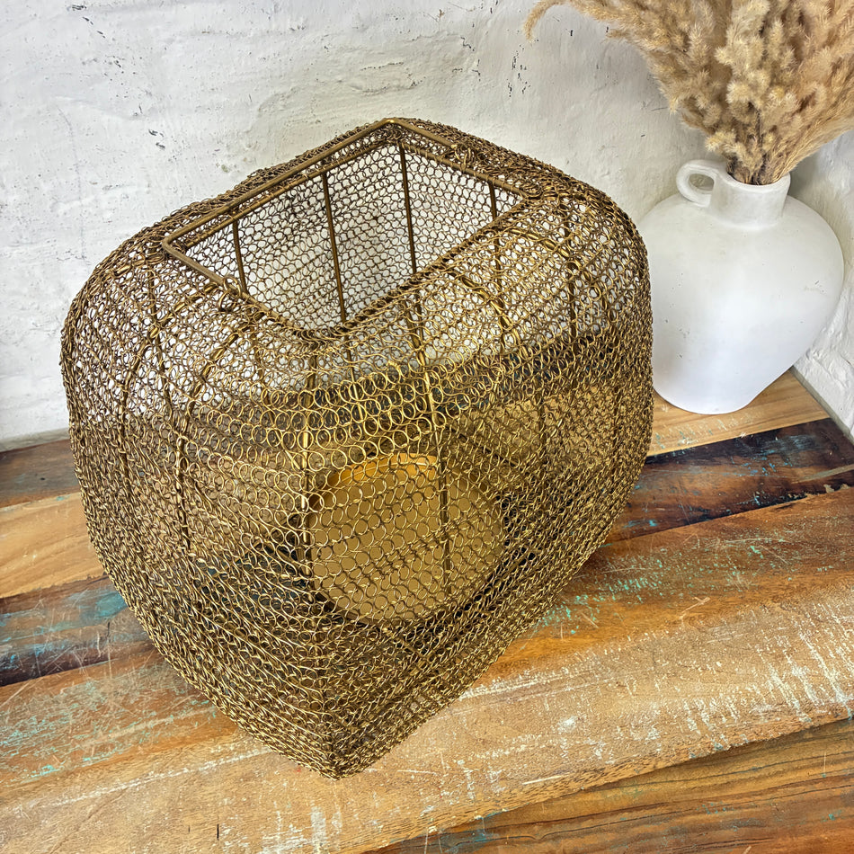 PTMD Laterne Rayna L golden Metall 38cm Windlicht Deko