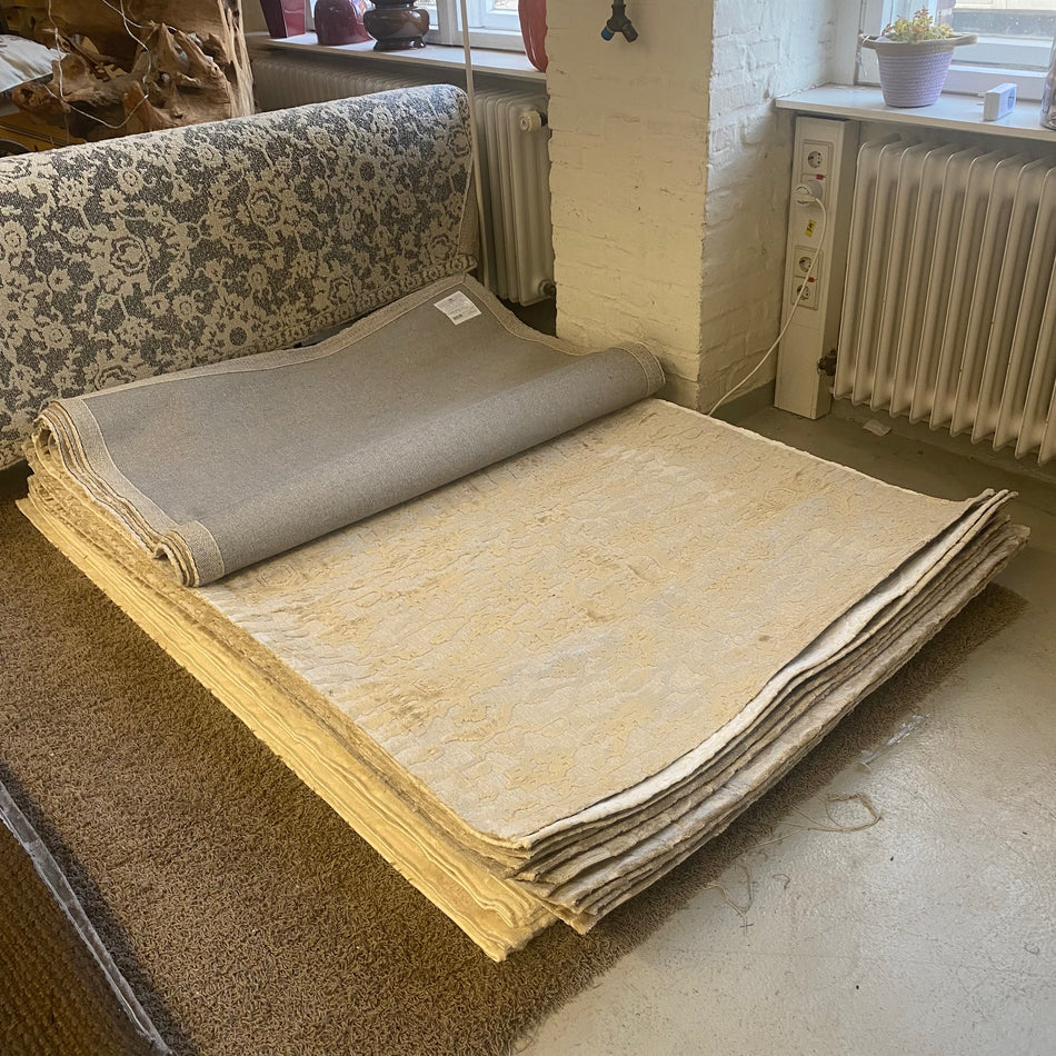 Teppich Creme Grau Ornamental – Neuware – 120 x 180cm