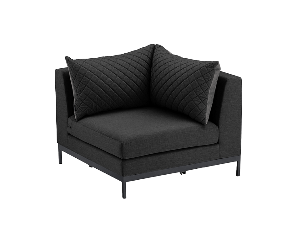 Kettler Ego Modular Eckteil Anthrazit / Sunbrella