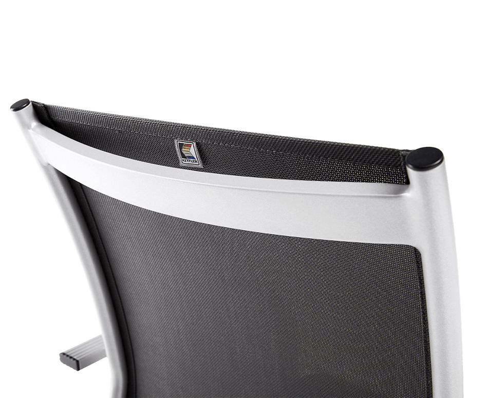 Kettler Tampa Stapelsessel Silber / Anthrazit Outdoor Gartenstuhl