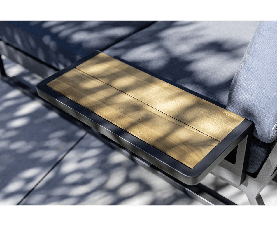 Kettler Ocean Skid Platform Universal Ablage Anthrazit Matt / Teak