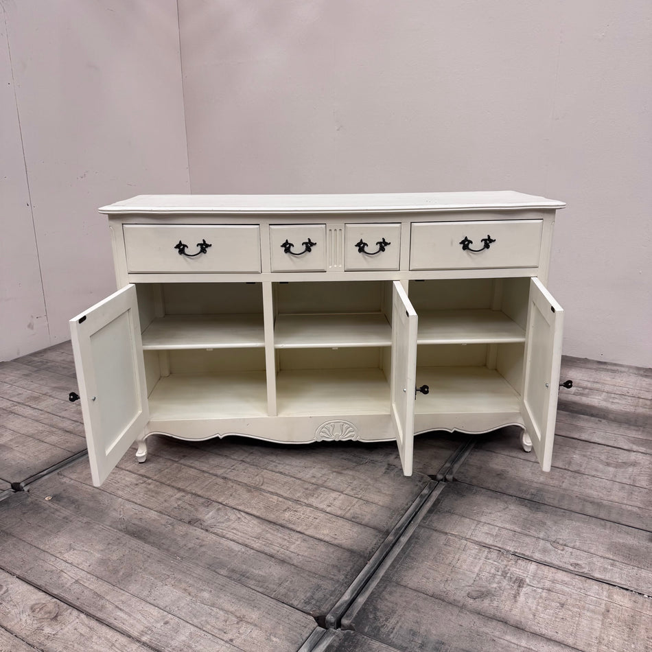 Rahaus Sideboard Weiß Holz Exklusive Kommode aus Villen-Bestand Gebraucht